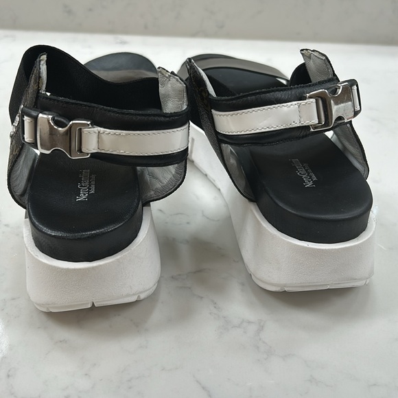 NERO GIARDINI platform sandal Italian made size 38 or US 8 - Picture 4 of 12